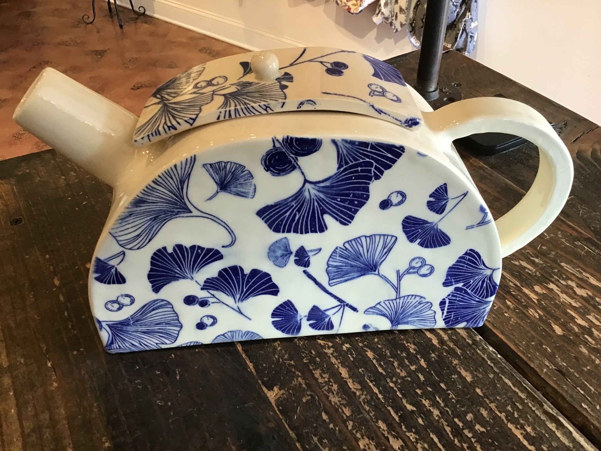 Ginkgo teapot