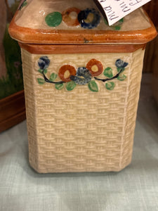 Hotta Yu Shoten Japanese Majolica Ware Floral Design