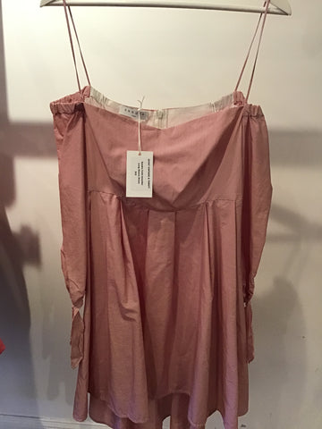 Sandro cold shoulder long sleeve dress