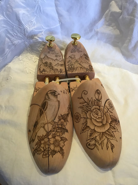 Wood Burned Decor