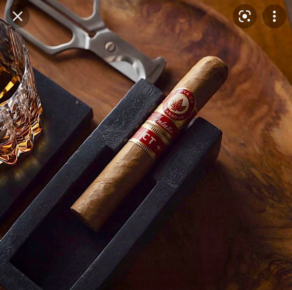 Concrete Single Cigar Ashtray and Coaster Set