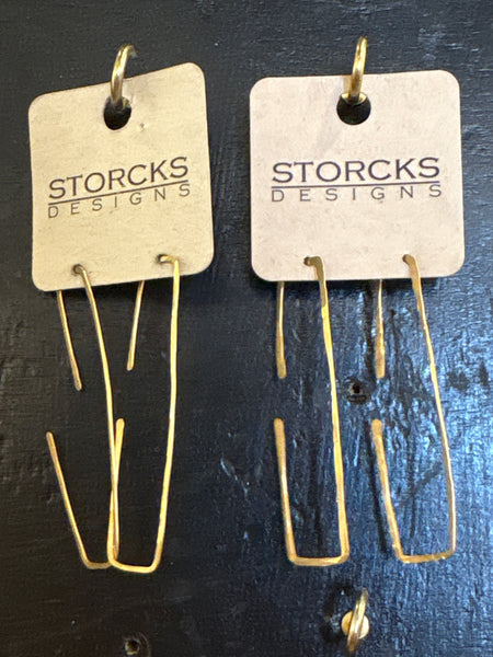 18K Gold Wire & Plated Earrings