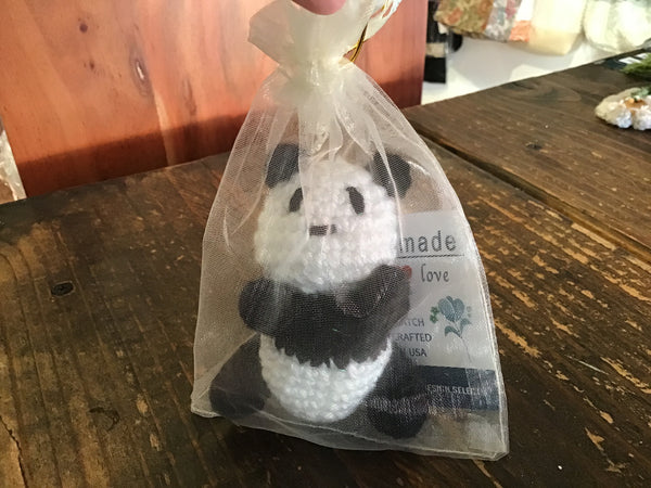 Crochet animal bag charms