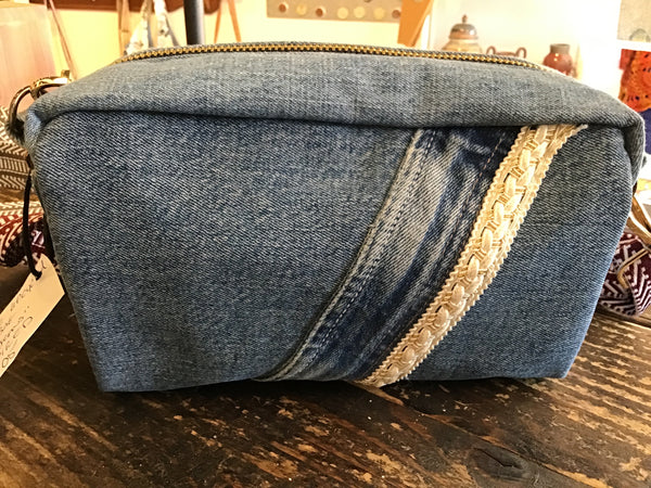 Handmade upcycled denim bags