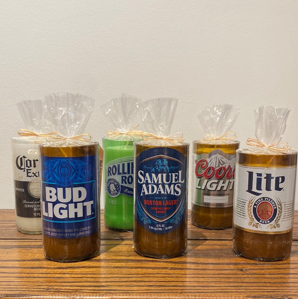 Recycled Beer & Seltzer Candles