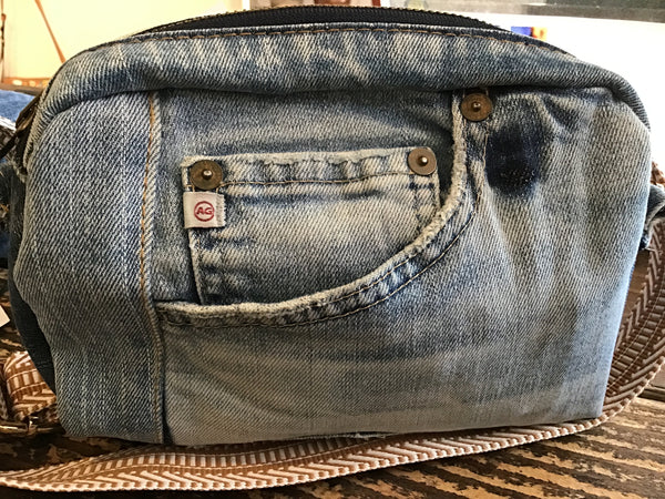 Handmade upcycled denim bags