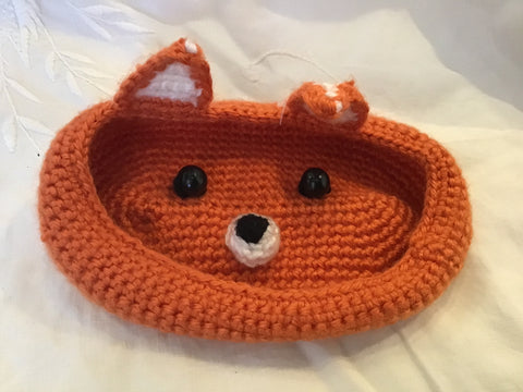 Crocheted eye glass holders