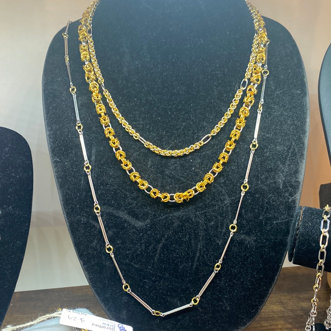 Stainless Steel & Brass Necklaces – Red Bank Artisan Collective