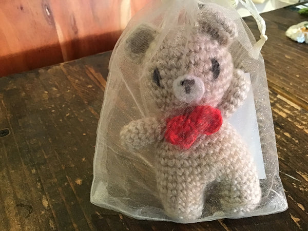 Crochet animal bag charms