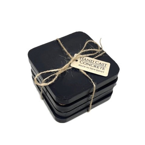 Concrete Coaster Set or Singles