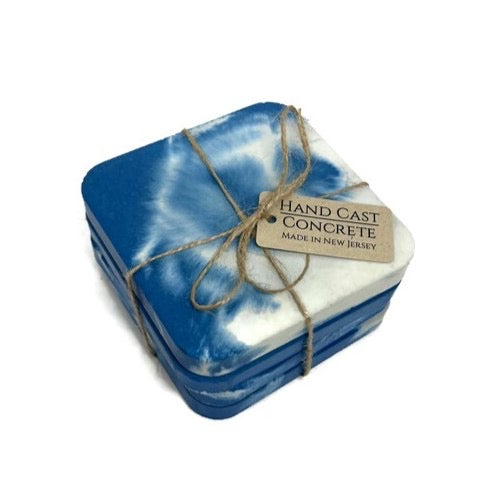 Concrete Coaster Set or Singles