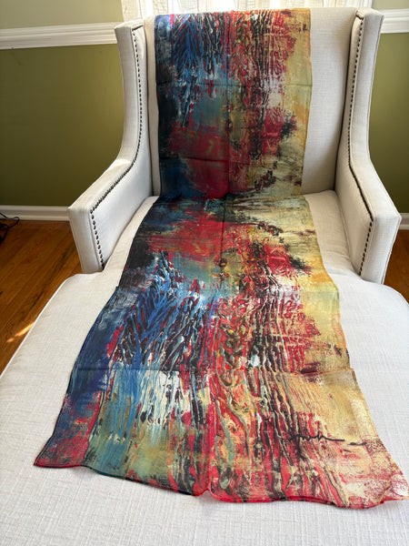 Wearable Art Silk Scarves