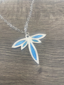 Blue Dragonfly Necklace