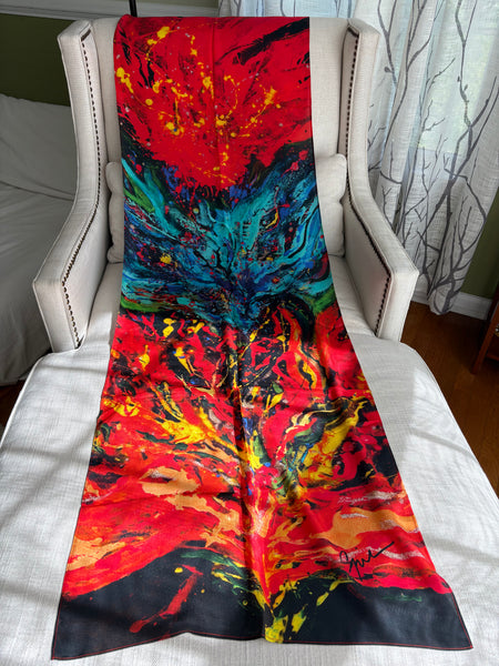 Wearable Art Silk Scarves