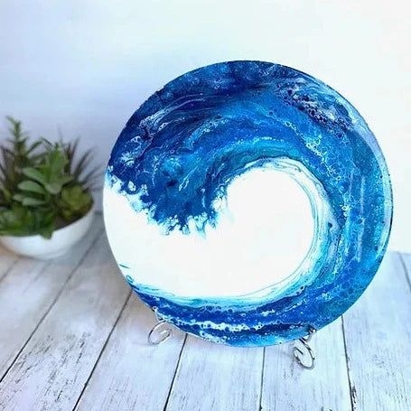 Round Wave Art