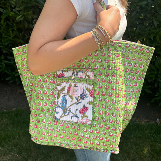 Block Print Bags & Totes