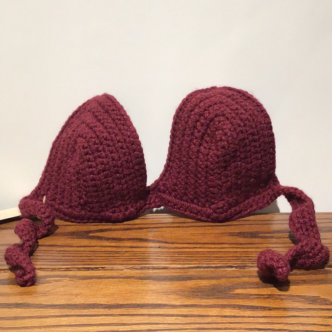 Crotchet Top (Maroon)