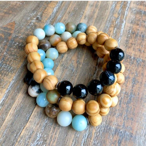 Triple Wrap Bracelet or Necklace