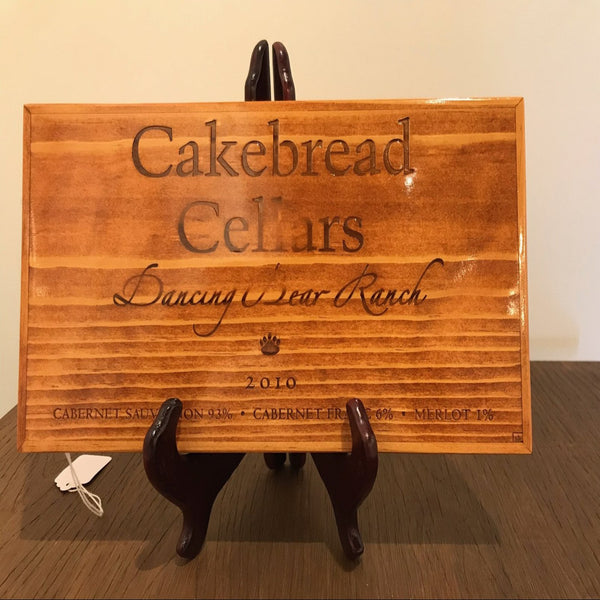 Cakebread 2010 cheese board created by Satterfield Originals