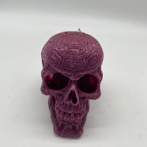 Medium Sugar Skull Candle