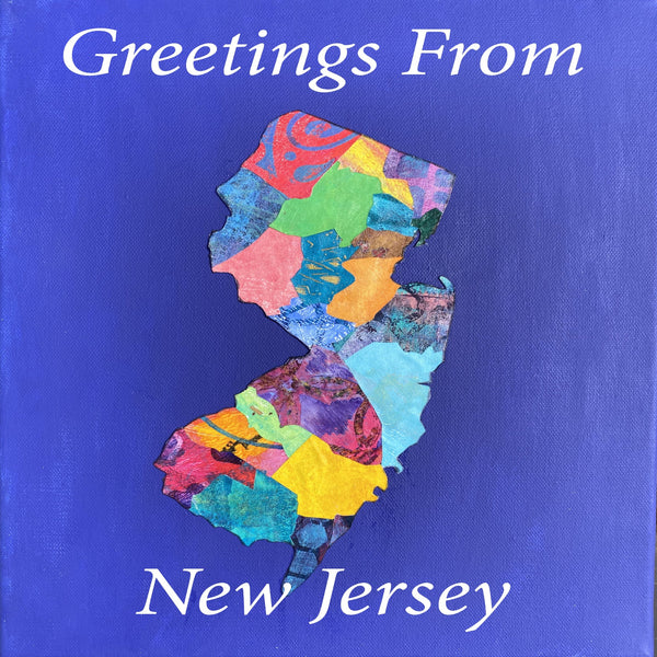 Mixed Media custom print on canvas in 5x7, 8x10, or 11x14 of your favorite New Jersey town.