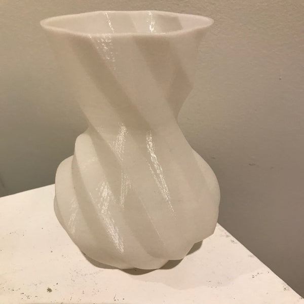 3D Printed Striped Vase