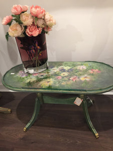 Oval Glass top Coffee Table