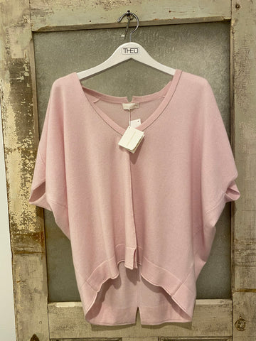 Katia Serafini Pink Cashmere Sweater