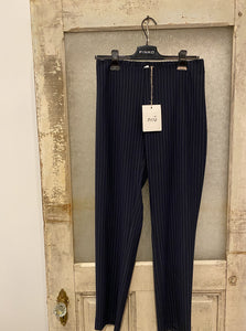 Niu Navy Cig Pin-Stripe Trouser