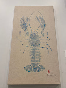 Gyotaku Canvas Lobster