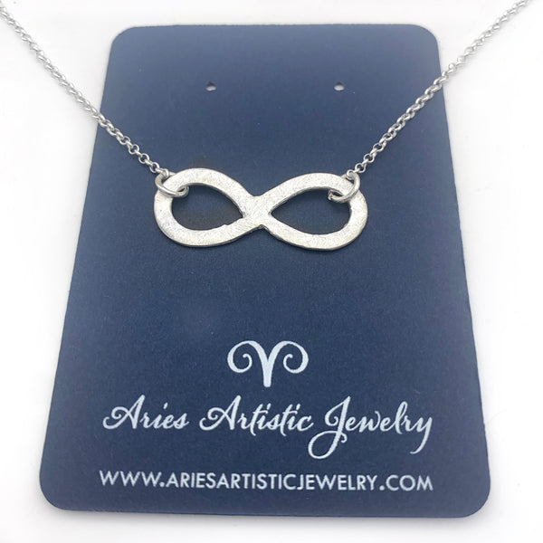 Sterling Silver Infinity Necklace Infinity Jewelry