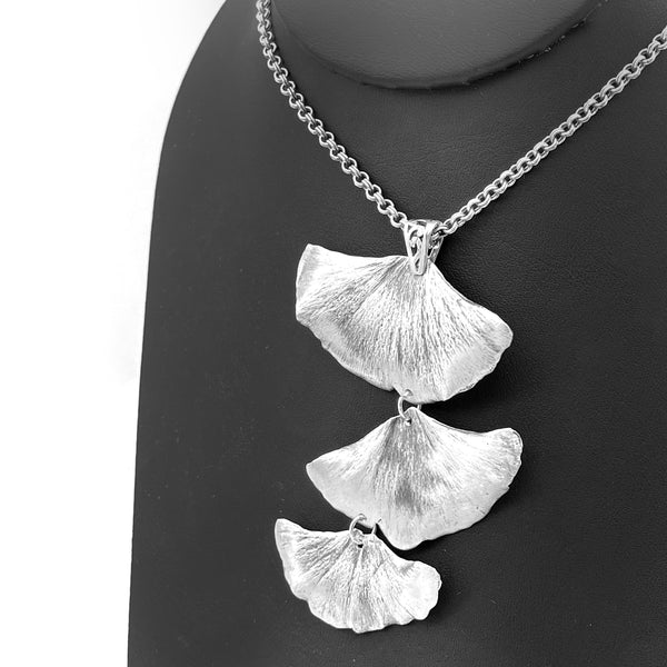 Ginkgo Leaf Necklace Nature Jewelry