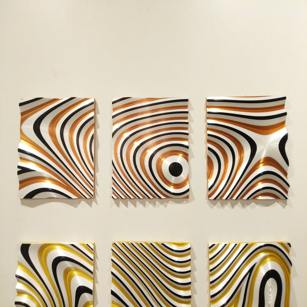 3D printed 3 panel wall art designed by local NJ artist 