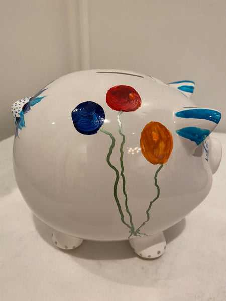 Hand-painted Piggy Bank