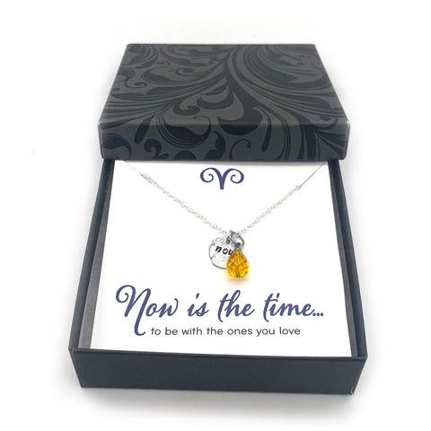 Personalized Necklace Inspirational Jewelry - Looking Forward Collection