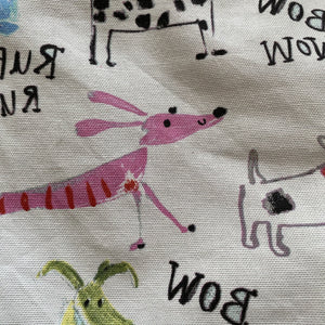 Bow Wow dogs apron by Central NJ artist NeSt Creations