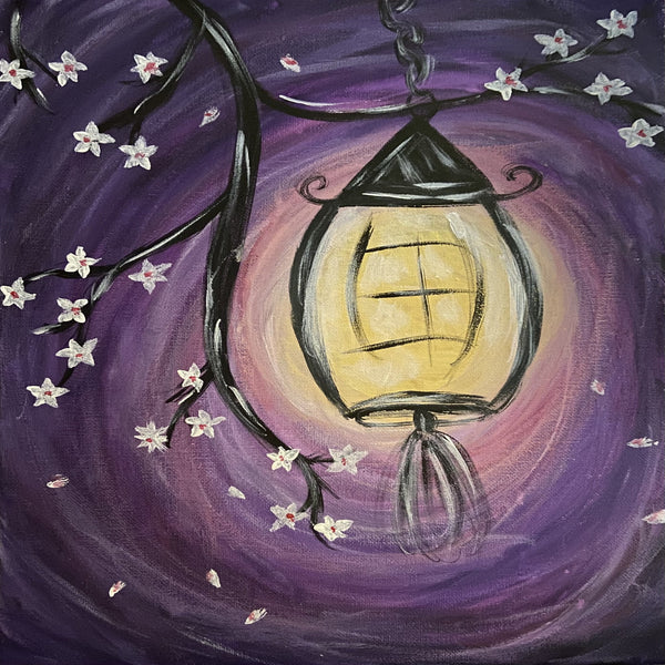 Nighttime themed Art Pop Paint Parties for kids or adults taught by Laura from Andromeda's Attic