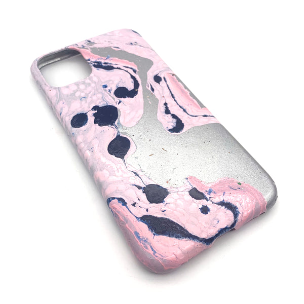 Hydro Dipped Phone Cases in Pink and Blue - iPhone 11