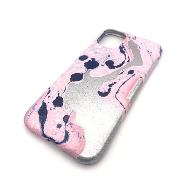 Hydro Dipped Phone Cases in Pink and Blue - iPhone 11