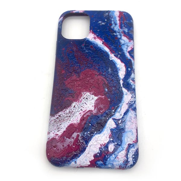 Hydro Dipped Phone Cases in Red White and Blue- iPhone 11