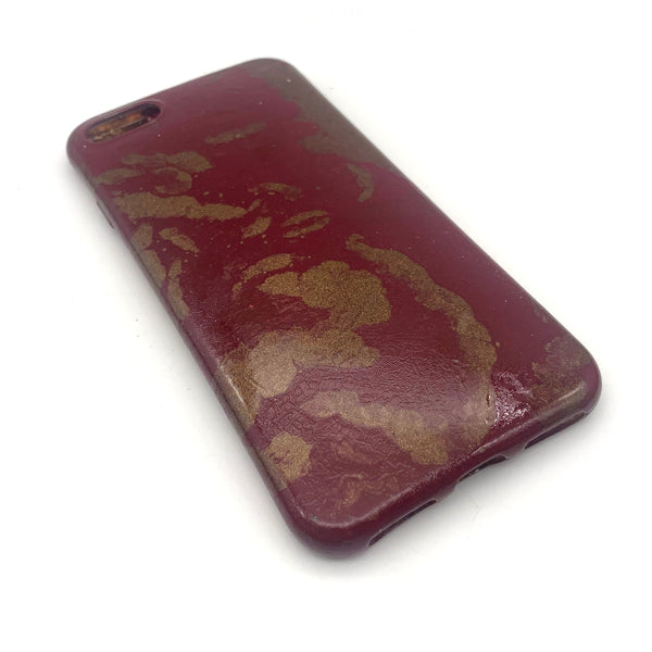 Hydro Dipped Phone Cases in Copper and Burgundy - iPhone 7, iPhone 8, iPhone SE (2020)