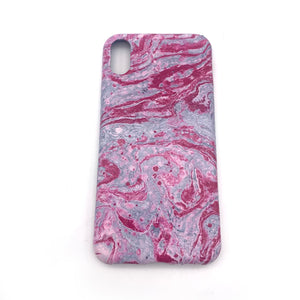 Hydro Dipped Phone Cases in Pink Black and White - iPhone X and XS