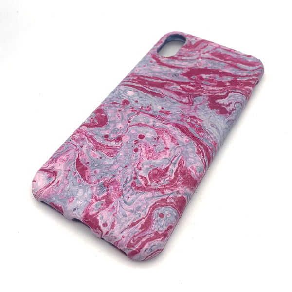 Hydro Dipped Phone Cases in Pink Black and White - iPhone X and XS