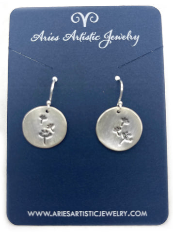 Round Make a Wish Earrings