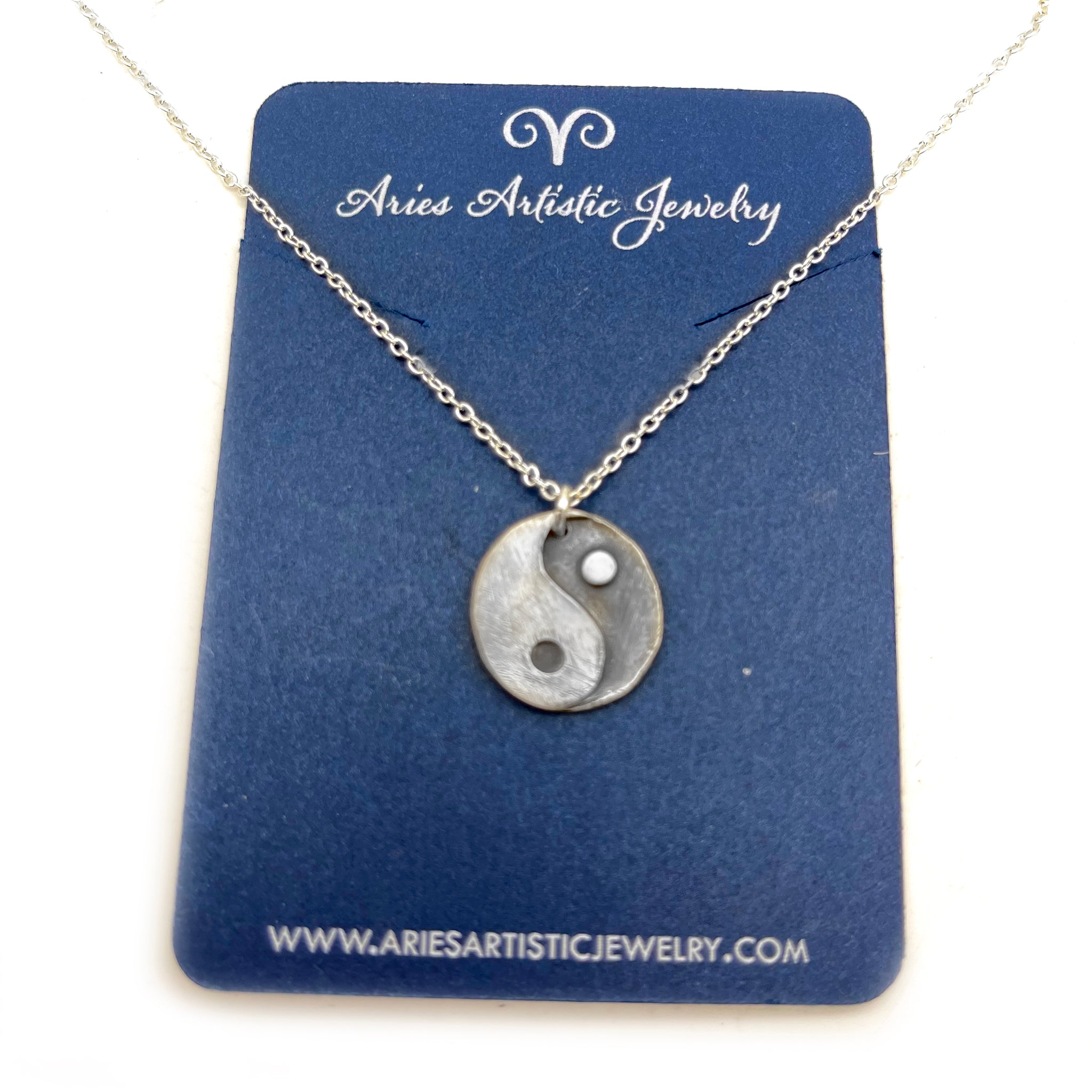 Sterling Silver Yin Yang Necklace