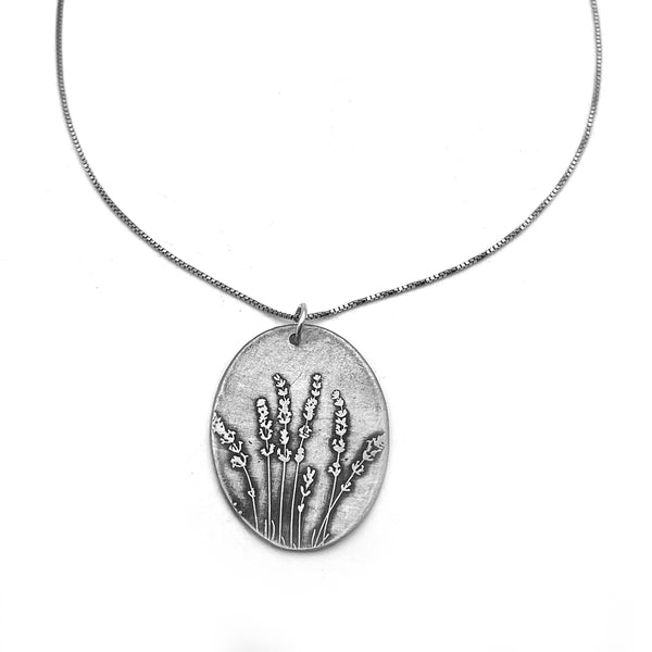 Sterling Silver Field of Flowers Necklace
