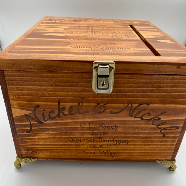 Nickel & Nickel catch-all box for weddings created by Satterfield Originals