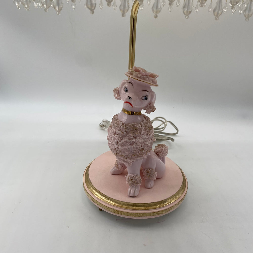 Vintage Pink Poodle Lamp – Red Bank Artisan Collective