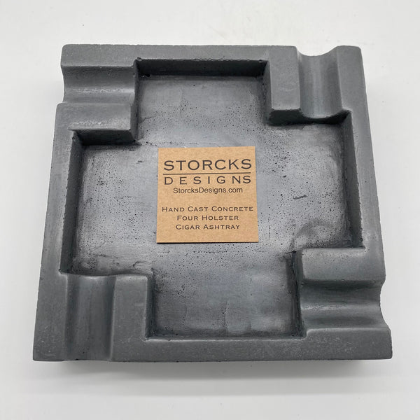 gray cigar ashtray designed by Storck Designs of New Jersey artist