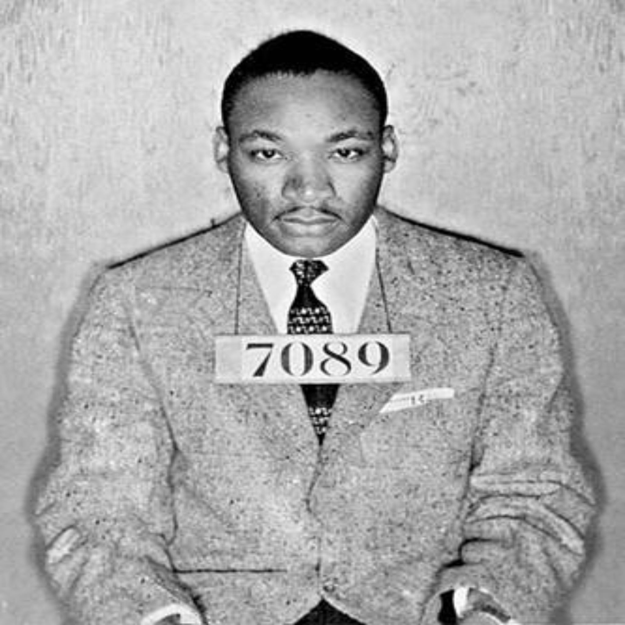 Martin Luther King Jr mug shot by Tony Rubino